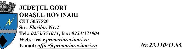 Anunț selecție experți în cadrul proiectului ,,Bunicii comunității – Rovinari”