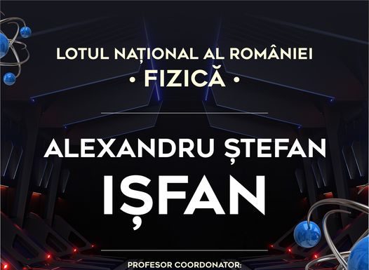 CNTV: Alexandru Ișfan s-a calificat la Olimpiada Internațională Asiatică de Fizică!