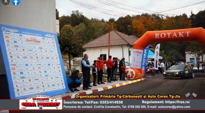 Târgu Cărbunești: Campionat de viteză în coastă – Cupa Stejeret