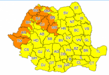 Cod galben de caniculă în Gorj