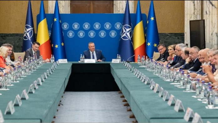 FOTO| Confederația Meridian, la Guvern: Legea 197, securitatea energetică, economică și alimentară