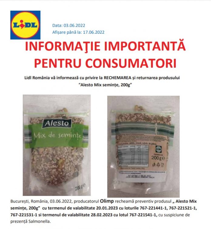 Produs retras de la vânzare