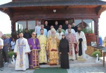 MITROPOLITUL OLTENIEI, ÎPS ACAD. DR. IRINEU, VASLUJI, DE HRAMUL SF. PROOROC ILIE LA SCHITUL DIN DOBRIȚA, GORJ