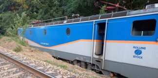 Marfar deraiat la Gura Motrului!