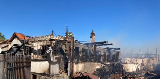 Prăpăd la Scoarța! Trei case arse! A scăpat o icoană!