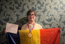 Elevul de aur din Târgu-Jiu, cel mai bun participant al României din toate timpurile la Olimpiada Internaţională de Lingvistică