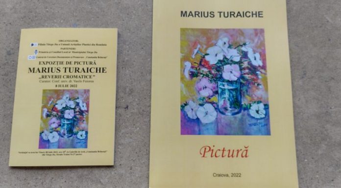 ,,Repere cromatice”, o nouă expoziție a artistului Marius Turaiche, vernisată la Târgu-Jiu