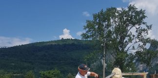 Simboluri dacice sculptate în lemn cu drujba