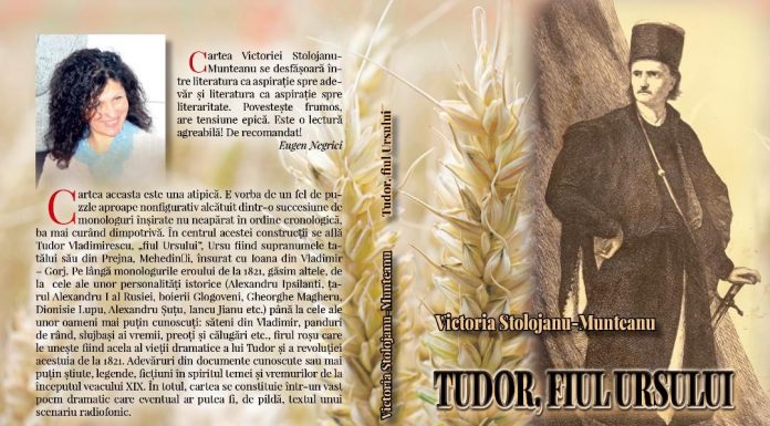 ,,Tudor, fiul Ursului”, este noua lucrare a scriitoarei Victoria Stolojanu