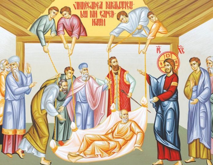 Calea, Lumina, Adevărul şi Viaţa – Dumnezeu ne arată că vindecările sunt daruri împărţite cu dragoste părintească tuturor, iar, boala slăbănogului e boala trupului, ca un semn văzut al bolii sufletului său!