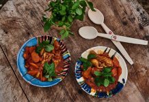 Rețeta săptămânii – Bucătăria lui Fabi: Pui la ceaun, cu vin alb și busuioc!!