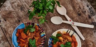 Rețeta săptămânii – Bucătăria lui Fabi: Pui la ceaun, cu vin alb și busuioc!!