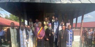 Primarul Drăgoescu de la Fărcășești ridică o biserică nouă în Peșteana de Jos. Mitropolitul Olteniei, încântat de noua investiție