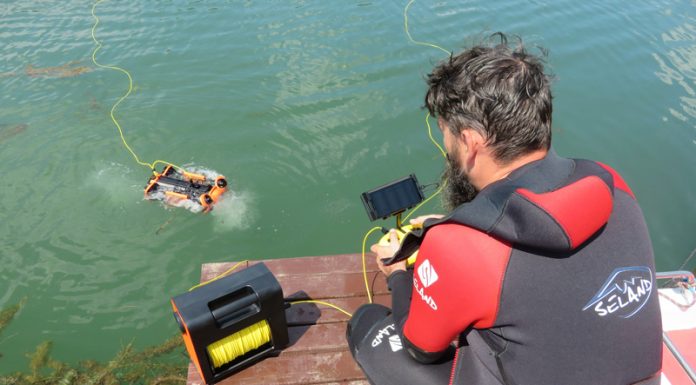 Dronă subacvatică testată de salvamontiștii gorjeni!
