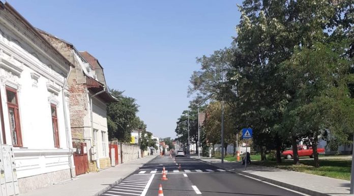 Târgu Jiu: Strada T.Vladimirescu, gata pe primul tronson