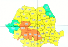 Gorjul, din nou sub cod portocaliu de ploi