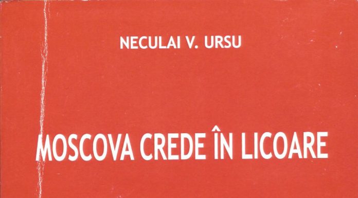 Cronica de carte – Moscova crede în licoare – un roman autobiografic de Neculai V. Ursu