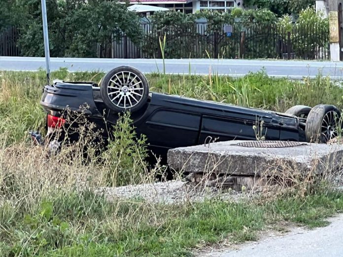 Bălești: Poliția n-a găsit pe nimeni lângă mașina răsturnată