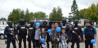 Zeci de copii, la Jandarmeria Gorj