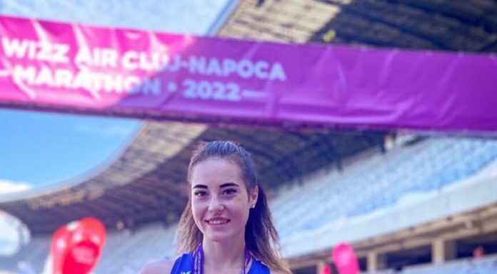 Alina Eremia, aur la maraton!