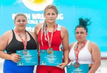 Luptătoare gorjeancă, vicecampioană mondială