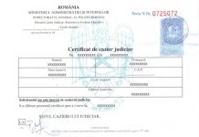 Cazierul judiciar, eliberat online. Propunere