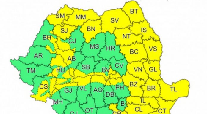 Cod galben de ploi torenţiale