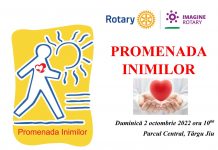 Promenada Inimilor, la Târgu-Jiu