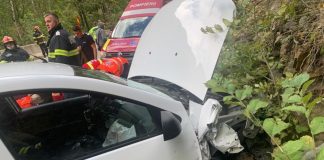 Accident teribil în Defileul Jiului: Șofer omorât de o stâncă desprinsă de pe versant