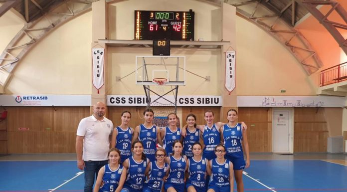 CSM Târgu Jiu U14 a câștigat turneul de la Sibiu