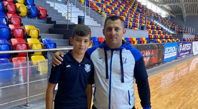 Yanis Peciuc, reprezentantul CSM Târgu Jiu la CN de la Târgu Mureș