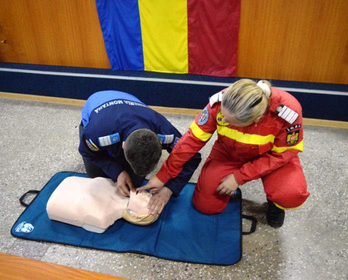 Jandarmii gorjeni, la cursurile de acordare a prim-ajutorului medical în situaţii de urgenţă