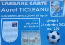 Filosofia Fotbalului, cartea antrenorului Aurel Țicleanu, lansată la Târgu-Jiu