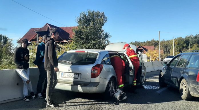 Accident cu victimă încarcerată la Piștești