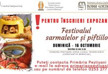 Peștișani: Concurs cu sarmale și piftii! Înscrieri!