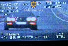 Gonea cu 222 km/h. Gorjean amendat și lăsat pieton