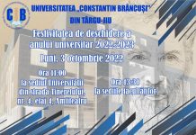 Târgu Jiu: Festivități de deschidere a noului an universitar la UCB