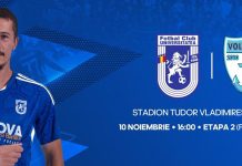 FCU – Voluntari, astăzi la Târgu-Jiu