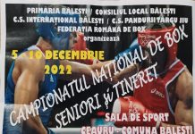 Campionatul Național de Box la Seniori și Tineret, într-o comună din Gorj