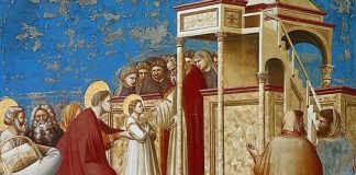 MAICA DOMNULUI, primeşte-ne cu milostivire la icoana ta grabnic ascultătoare şi făcătoare de minuni! – ,,Sfinţilor Ioachim şi Ana, veseliţi-vă acum, când aduceţi în Templul Domnului pe cea Curată, care are să fie Maică lui Hristos Dumnezeu, Împăratului a toate…”!