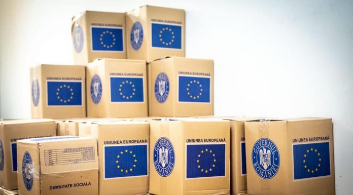 O nouă tranșă de pachete cu alimente pentru gorjenii sărmani