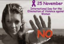 25 noiembrie – Ziua combaterii violenței împotriva femeilor