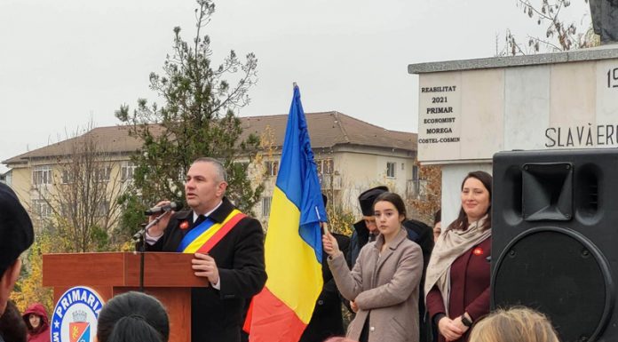 1 Decembrie: Doar trei partide au depus coroane de flori la Motru