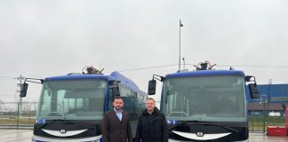 Autobuze electrice, la Rovinari