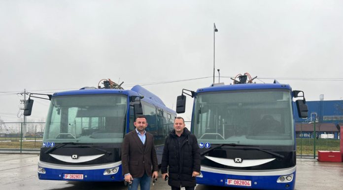 Autobuze electrice, la Rovinari
