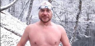 Avram Iancu înoată în ape înghețate pentru… Avram Iancu!