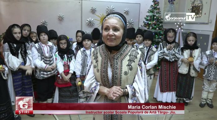 Claca porumbului la Şcoala ,,Constantin Săvoiu”