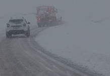 VIDEO: A nins puternic pe Transalpina