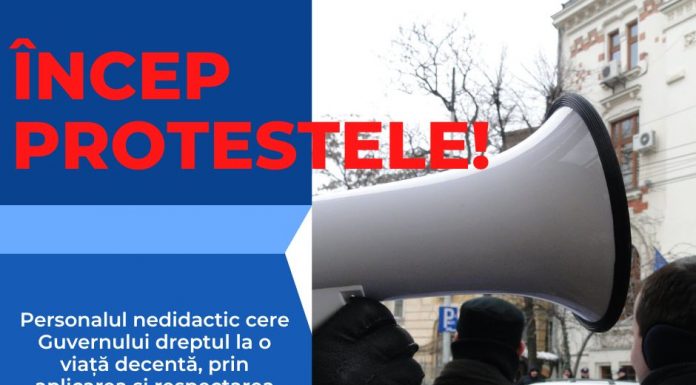 Angajații din Educație amenință cu proteste. „Sunt condamnați la sărăcie”