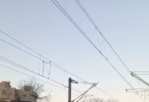 VIDEO: Tancuri și mașini blindate pe calea ferată din Târgu Jiu